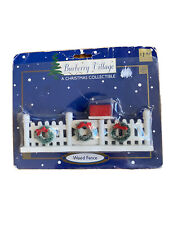 Burberry Village Christmas Collection Wood Fence with mailbox and wreath picture