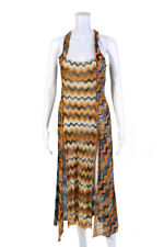 Missoni Mare Women's Sleeveless Front Slit Printed Midi Dress Multicolor Size 40 picture
