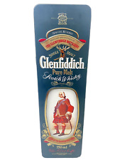 GLENFIDDICH Tin Pure Malt Scotch Whiskey Box Clans of The Scottish Highlands EUC picture