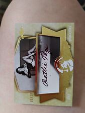 2014 LEAF BETTIE PAGE 05/10 CUT AUTOGRAPH BP-CS4 SIGNATURE HARD SIGNED GOLD CARD picture