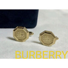 Authentic rare Burberry Knight logo Horse striped cuffs Heritage buttons picture