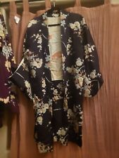 Authentic VTG Heavy Silk Kimono Japanese Robe.  Traditional Real Antique picture