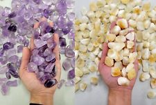 Amethyst & Citrine Tumbled Crystals Bulk, Mixed Lot Crystal Crafter Set picture