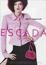 ESCADA 1-Page PRINT AD Fall 2003 KAREN ELSON Steven Meisel BEAUTIFUL WOMAN picture