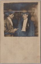 c1910s Studio RPPC Postcard Attractive Young Men in Suits / Convention Attendees picture