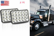 2X LED Headlights For Freightliner FLD120 FLD112 4''x6'' Light Hi/Lo Sealed Beam picture