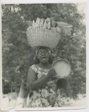 Banana Lady From Jamaica Woman Portrait  A13 A1312 Original Vintage Photo picture
