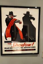 The Shadow Read His Startling Adventures Poster Framed picture