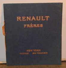 1910 RENAULT FRERES English US Sales BROCHURE Catalog Booklet 3 BODY STYLES picture