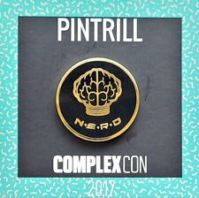 ⚡️RARE⚡️ COMPLEXCON x PHARRELL WILLIAMS OFFICIAL N.E.R.D. PIN *BRAND NEW* LE 🧠 picture