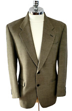 Example by MISSONI Italy Mens Brown Herringbone Wool Blazer Jacket 42 Regular picture