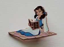 Disney Acme Hot Art Belle Reading Classic Cutout Rose Gold LE Pin picture