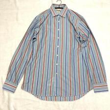 ETRO Etro Long Sleeve Shirt Striped 41 LLarge Size No.ms1216 picture