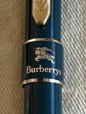 Burberrys Beautiful Green & Gold Pen. picture