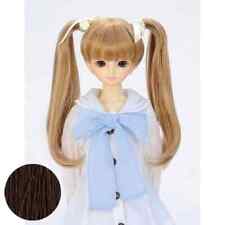 Doll Accessories Sdc Yosd Hair Wig Two Tail Roll Dark Brown Volks Shop Hobby Hea picture