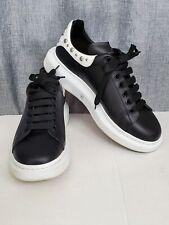Alexander McQueen studded oversized sole sneakers Black/White 553776 Size 41.5 picture