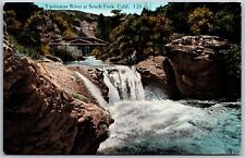 Vtg California CA Tuolumne River at South Fork 1910s View Old Postcard picture