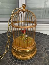 Vintage Swiss Reuge Singing Bird Cage With Original Outer Box (Watch The Video) picture