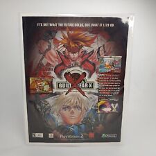 Video Game Single Page Print Ad Vintage - 2001 - Guilty Gear X picture
