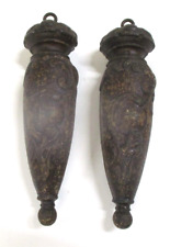 Lot of 2 Vintage Cuckoo Clock Weights picture