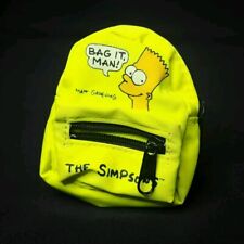 Bart Simpson Mini Backpack Keychain Vintage 1990s ( Some Stain Marks) picture