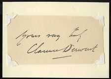 Clarence Derwent d1959 signed autograph auto 3x5 Cut Actor Director Manager picture