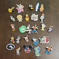 Disney Trading Pins Lot Of 26 no duplicates variety of characters. Mickey pinbak picture