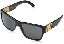 Versace Men's VE4296 Sunglasses Black/Gray 59mm picture