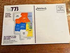 Vintage Ameritech Area Code Advertising Magnet/Post Card - 1996 -  picture