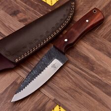 Custom Hand forged High Carbon 1095 Steel Hunting Knife with Exotic wood Handle  picture