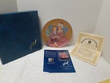 Edna Hibel Famous Women & Children Mozart & Empress Maria Collector's Plate 352  picture