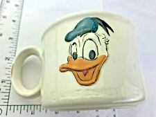 Vintage Ceramic Donald Duck Walt Disney productions 3-D Mug Cup Very Old picture