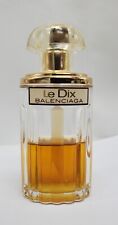 Balenciaga Le Dix Perfume Bottle EDT Spray France 1.66 oz 50ml 50% Full Vintage picture