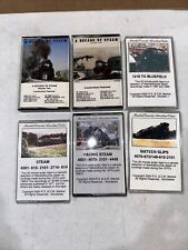 Lot Of Train Locomotives Cassettes Steam Engine Sounds Railroad Vtg Rare Tapes picture