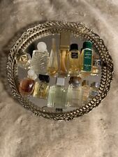 Vanity Display 13 Mini Perfume Bottles Rumba, Rochas, Gucci, Arpege, Vetiver+ picture