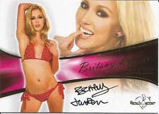 Britany Lauren 2011 auto Authentic Autograph Benchwarmers trading card A-37 picture