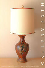 GORGEOUS HOLLYWOOD REGENCY MID CENTURY MODERN CHINESE TABLE LAMP 50'S VTG MING picture
