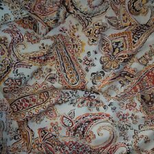 Etro authentic mulberry silk & cotton FABRIC Paisley Made in Italy Price for 1m. picture
