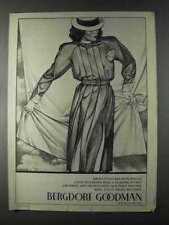 1980 Bergdorf Goodman Krizia Pin Striped Gabardine Ad picture