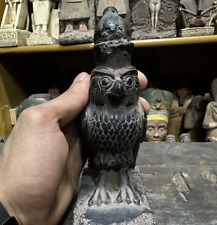 Ancient Egyptian Artifacts Antique Falcon Statue Of God Horus Pharaonic Rare BC picture