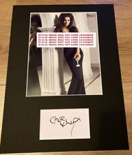 Chloe Khan  **HAND SIGNED**  16x12 mounted display  ~  AUTOGRAPH (Glamour Model) picture