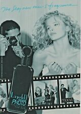 LAGERFELD PHOTO men's fragrance vintage print ad 1991 magazine sexy girl picture