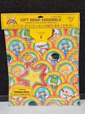 Vintage NOS NEW 1983 Rainbow Brite Gift Wrap Ensemble - Ambassador - Hallmark picture