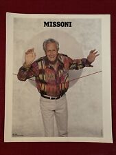 Guiseppe Pino for Missoni Men’s Designer Clothing 1991 Print Ad Great to Frame picture