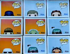 FUNKO Pop • STAR WARS LOT of (9)  See Pics • w/Protectors • Ships Free picture