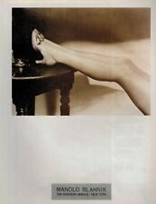 1979  MANOLO BLAHNIK Shoes : SEXY LEGS  magazine Print AD  picture