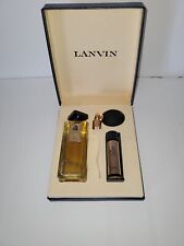 Amazing NEW Vtg Lanvin Arpege Perfume 2 oz Gift Box Set With Perfume Spritzer picture