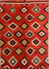 Exquisite Navajo Transitional Blanket with Spider Woman Crosses c. 1890s  picture