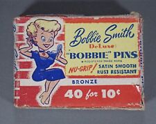 Vintage Unused Bobby Smith Bobby Pins In Orig Box  picture