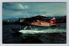 Anchorage AK-Alaska Pontoon Plane Flying Service Antique Vintage Postcard picture